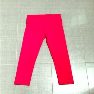 Fabletics hot pink yoga pants